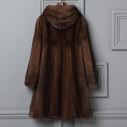 Women's Fur Hooded Casual Coat | Warm Autumn & Winter Jacket Autumn And Winter New Fur Hooded Casual | Ectron Online