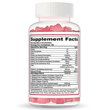 Collagen Peptide Gummies - Bioactive Skin, Hair & Nail Support Collagen Peptide Gummies | Ectron Online
