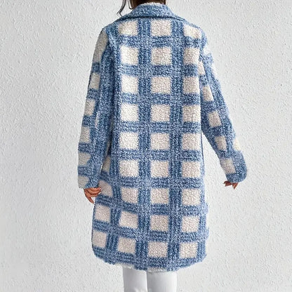 Women's Plaid Fleece Shacket | Lightweight Button-Down Fall Coat Women's Lightweight Plaid Jacket, Button | Ectron Online