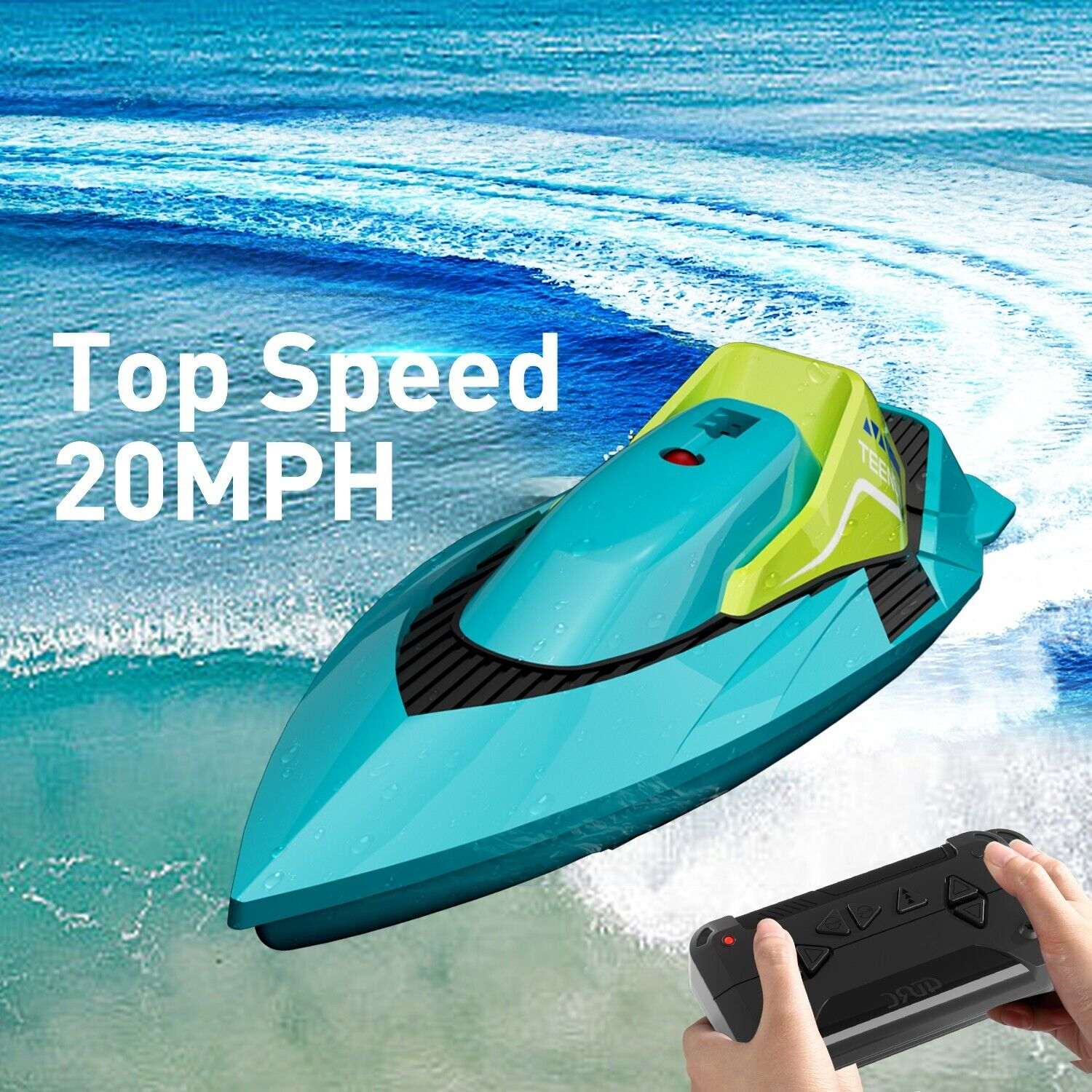 S5 Fast RC Boat - 20+ MPH High Speed Racing Boat for Pools & Lakes S5 Fast RC Boat For Pools And Lakes 2.4 | Ectron Online