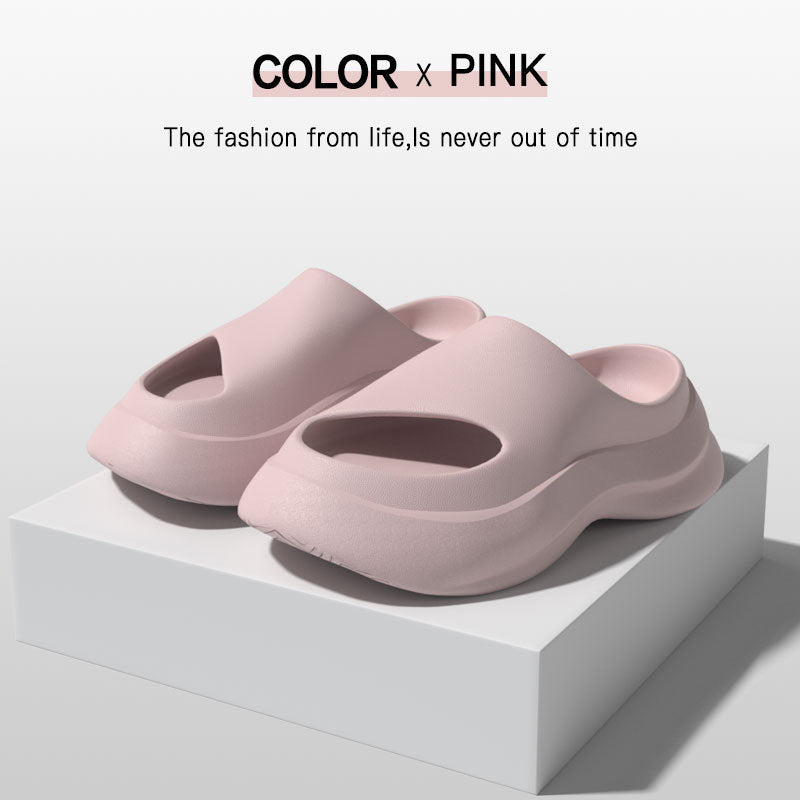Garden Clogs Shoes Thick Heel Slippers Fashion Slip-on Indoor And Outdoor Slippers Women Men Garden Clogs Shoes Thick Heel Slippers F | Ectron Online