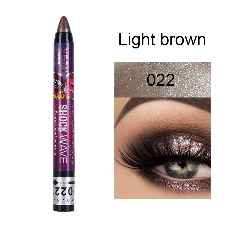 Eyeshadow Stick Eye Shadow Pencil Long Lasting Without Drying Eyes Makeup Pen Shimmer Cosmetics Tool