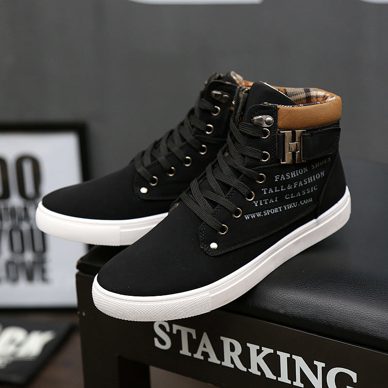 Men’s Martin Boots – Lace-Up Flat Shoes Martin Boots Men Lace-up Flat Shoes | Ectron Online