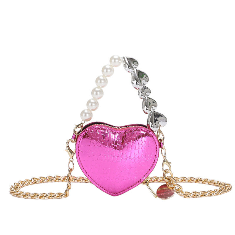 Mini Love-Shape Pearls Handbag Mini Love-shape Pearls Handbag Fashion C | Ectron Online