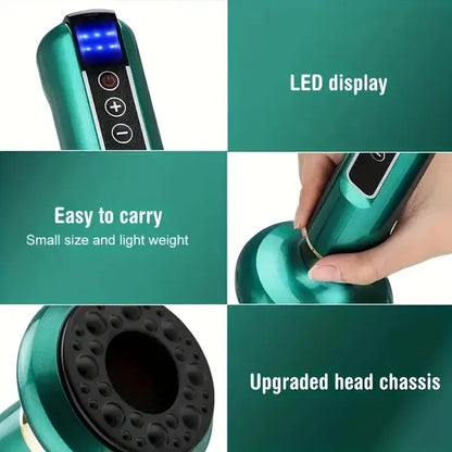 3-in-1 Smart Electric Cupping Massager - 12-Level Scraping Tool Cupping Massager, 12-level Body Scraping | Ectron Online