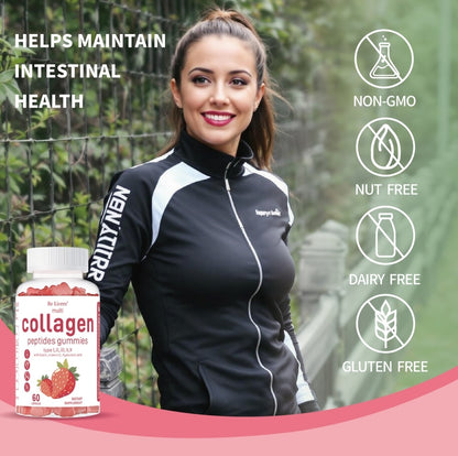 Collagen Peptide Gummies - Bioactive Skin, Hair & Nail Support Collagen Peptide Gummies | Ectron Online