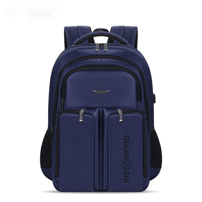 Double-layer Large Capacity Backpack Nylon Stitching