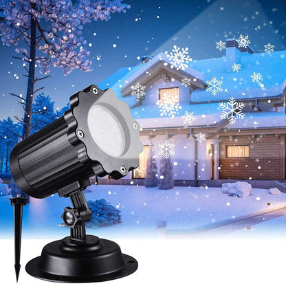 LED Christmas Blizzard Snowfall Laser Projector 