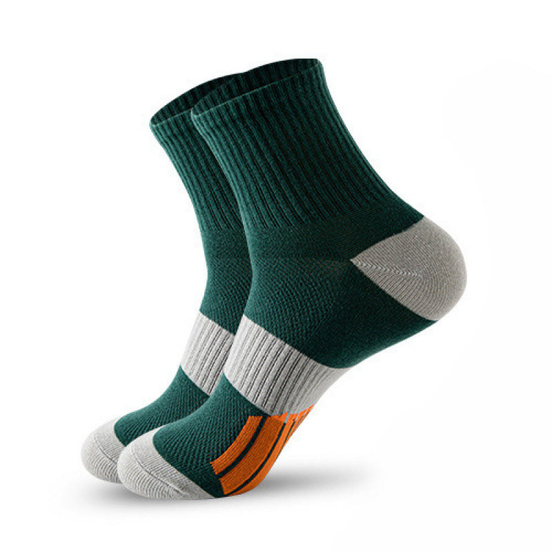 Men's Basketball Crew Socks Men's Middle Tube Socks Color Matching S | Ectron Online