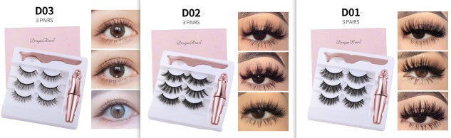 Magnetic Eyeliner & Lash Set – Natural, Long-Lasting with Tweezer Tool Natural Long Lasting Magnetic Liquid Eye | Ectron Online