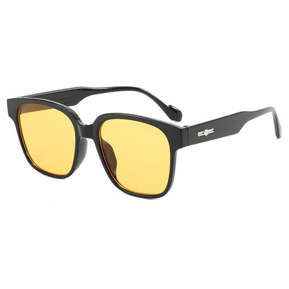 Men And Women Fashion Casual Square Large Frame Sunglasses