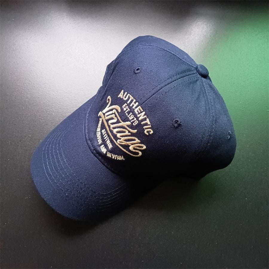 Unisex Embroidered Letter Baseball Cap – Cotton Dome Hat European And American Letter Embroidery | Ectron Online