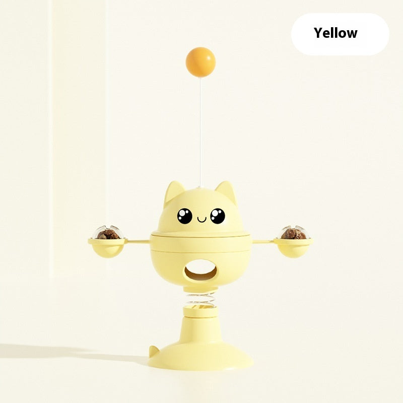 Pet Suction Cup Rotatable Food Leakage Cat Toy Pet Suction Cup Rotatable Food Leakage C | Ectron Online