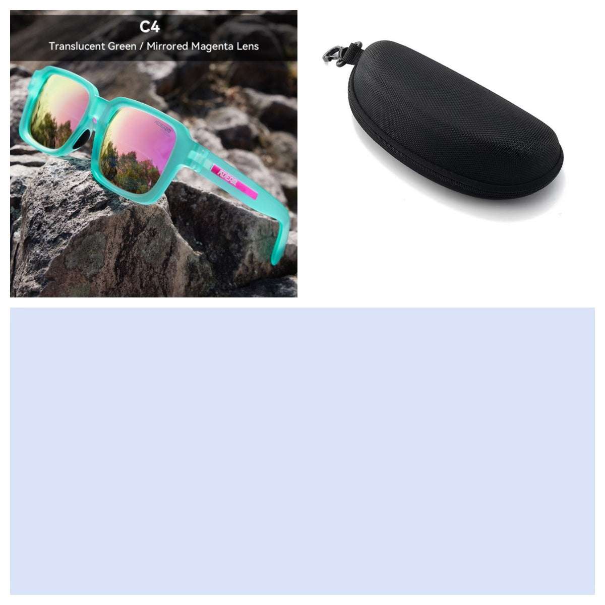 TR90 Polarized Square Sunglasses – UV400, Lightweight, Stylish TR90 Colorful Polarized Sunglasses Squar | Ectron Online