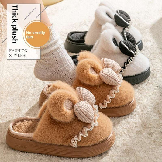 Cute Couples Indoor Cotton Slippers