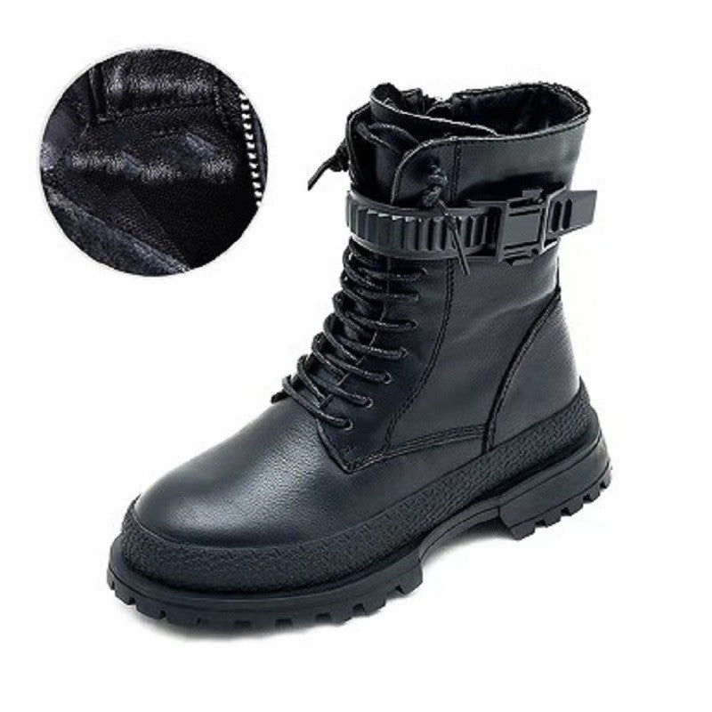 Kids' New Martin Boots | Leather Fashion Round Toe Children's New Martin Boots Leather Fash | Ectron Online