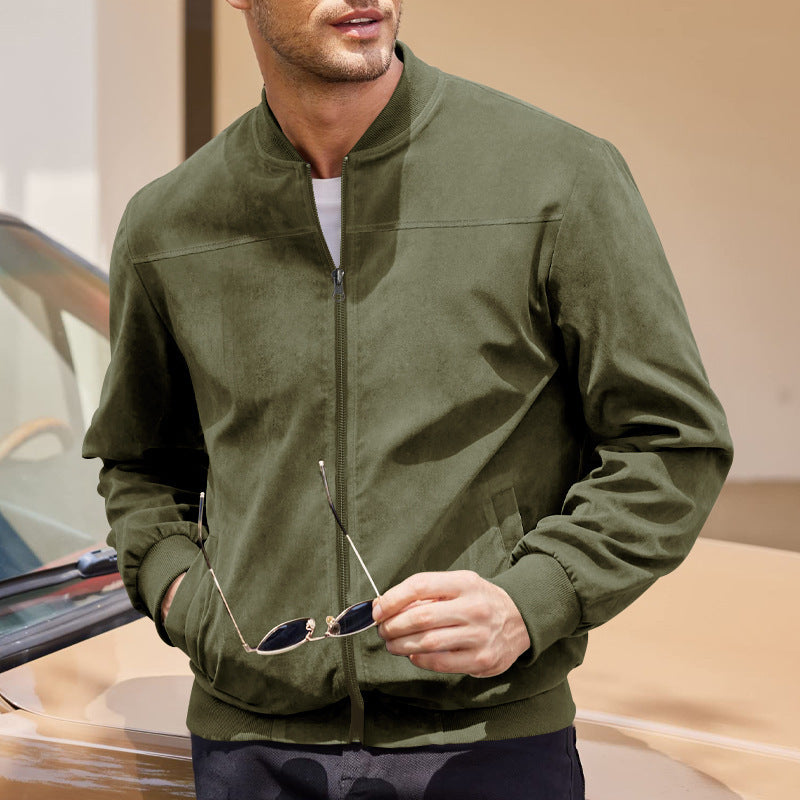 Men's Suede Casual Retro Jacket