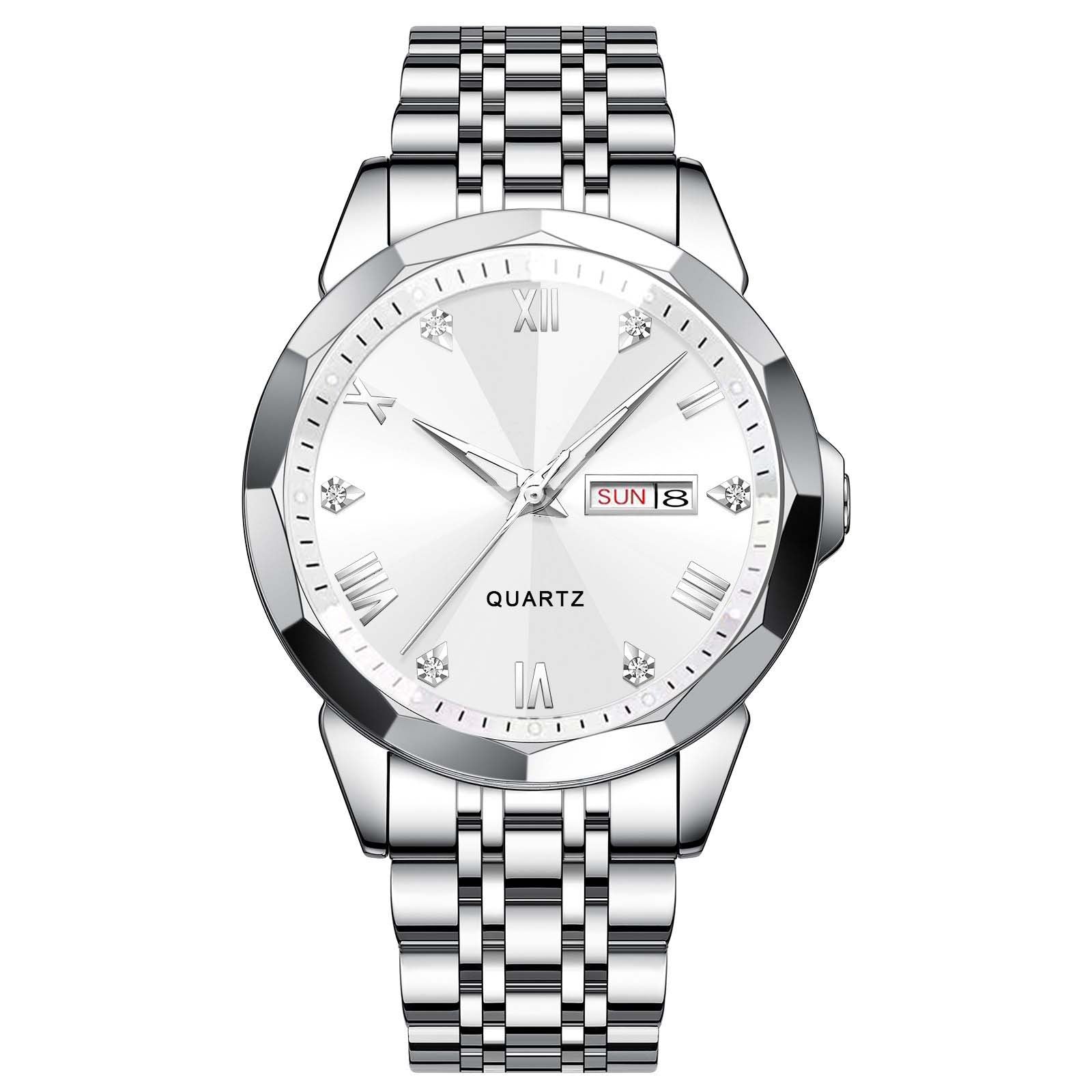 Men's High-Grade Business Watch Business Men's Watch Double Calendar Hig | Ectron Online