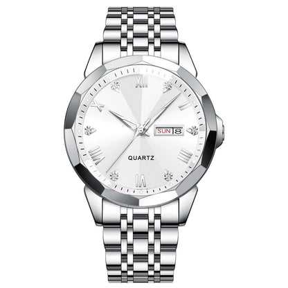 Men's High-Grade Business Watch Business Men's Watch Double Calendar Hig | Ectron Online