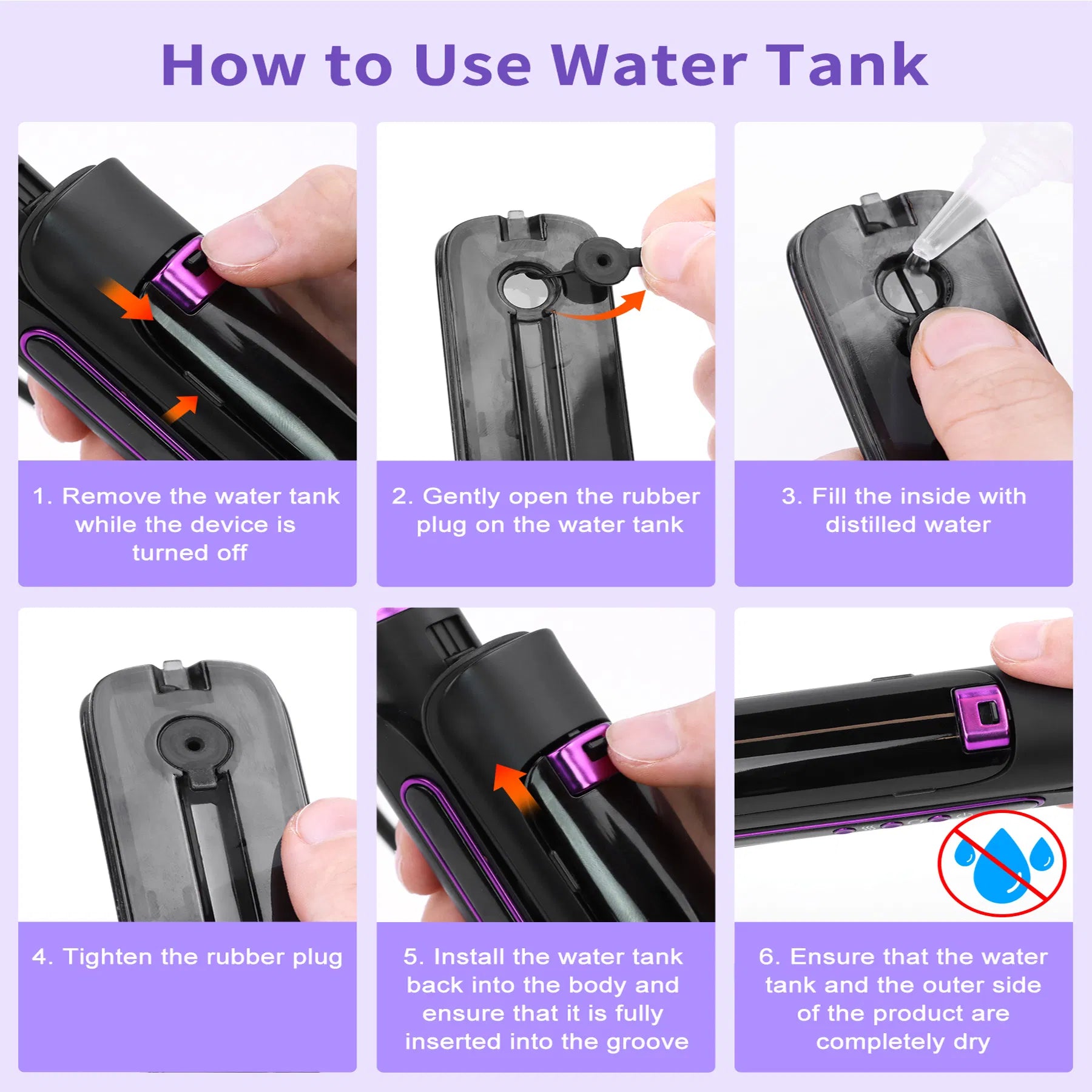 Professional Titanium Steam Hair Straightener