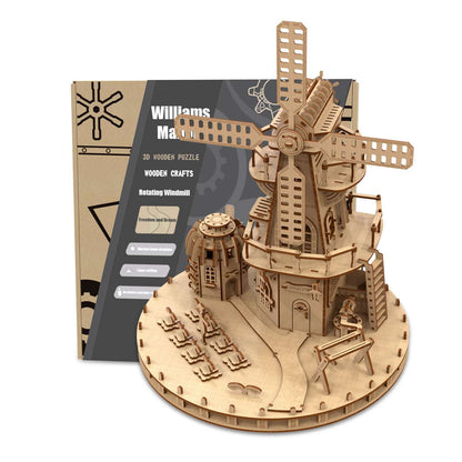 Williams Manor 3D Wooden Puzzle Fashion Simple Williams Manor Shape Puzz | Ectron Online