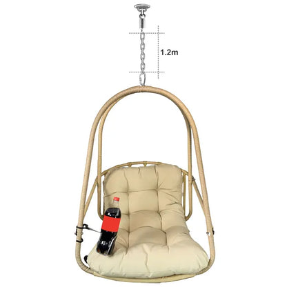 Hanging Egg Chair - Indoor & Outdoor Woven Rattan Swing Chair Hanging Egg Chair - Indoor/Outdoor Woven | Ectron Online