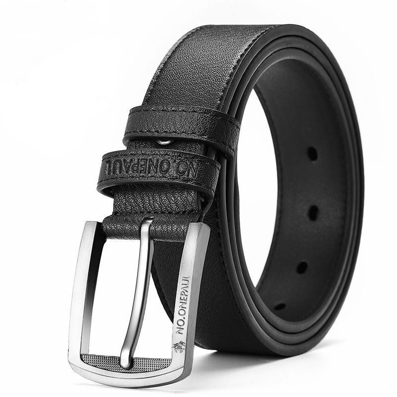 Korean Style Men's Casual Belt - Pin Buckle Leather Korean Style Men's Casual Belt With Pin | Ectron Online
