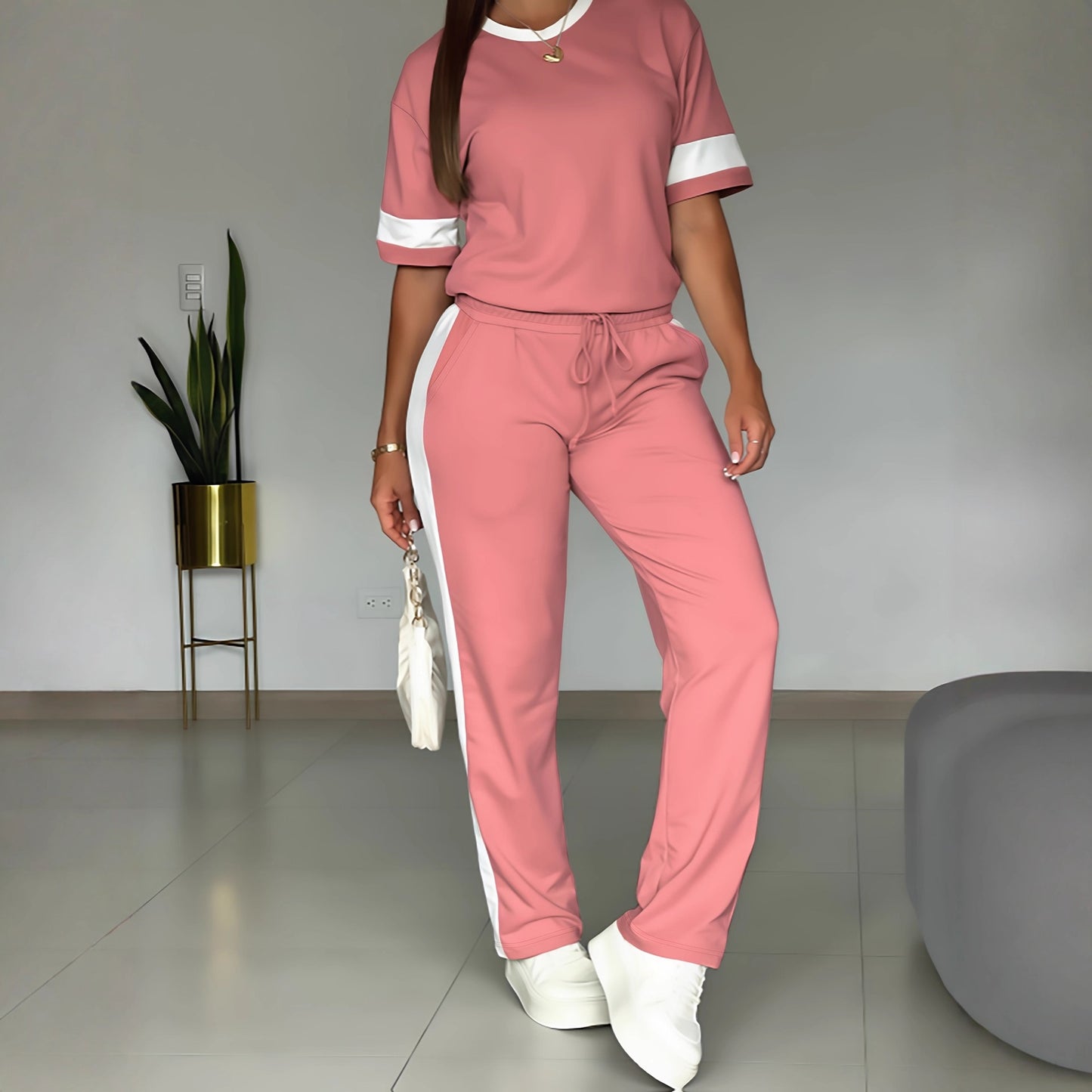 Women's Fashionable Casual Sportswear Suit