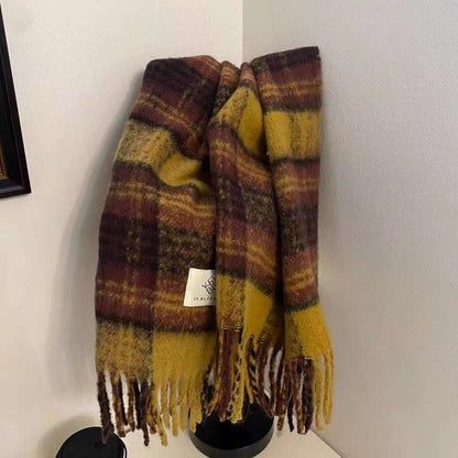 New Fashionable Plaid Scarf For Women