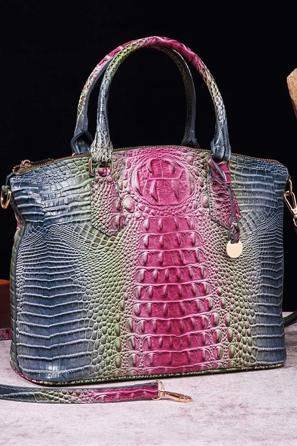 Gradient PU Leather Handbag Handbag | Ectron Online