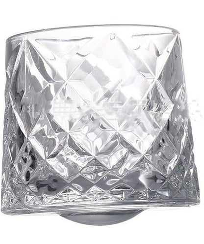 Rotating Whisky Glass, Whiskey Scotch Bourbon Crystal