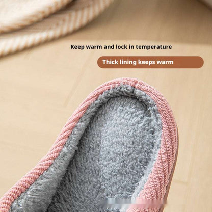 Non-Slip Cotton Slippers – Wear-Resistant Indoor Home Comfort Home Indoor Wear-resistant Non Slip Cott | Ectron Online