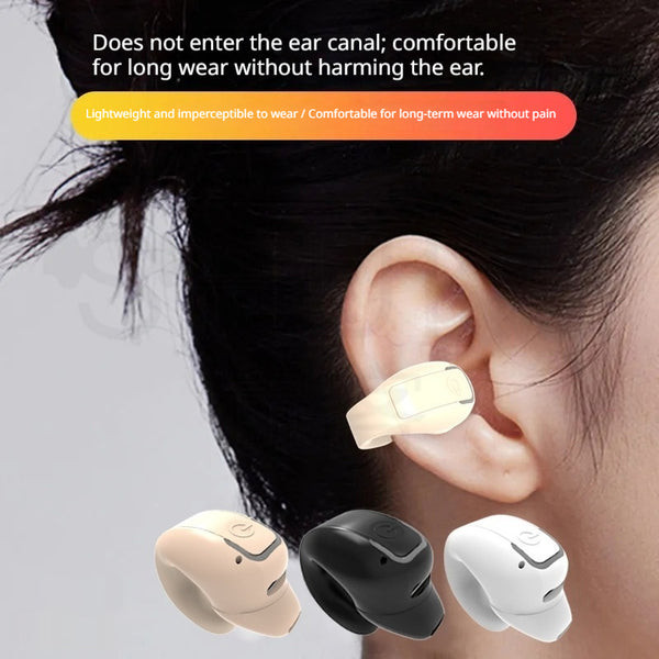 Clip-On Wireless Earphones | Non-In-Ear Open-Ear Bluetooth Buds