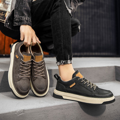 Men's Casual Leather Shoes Waterproof Business Suit