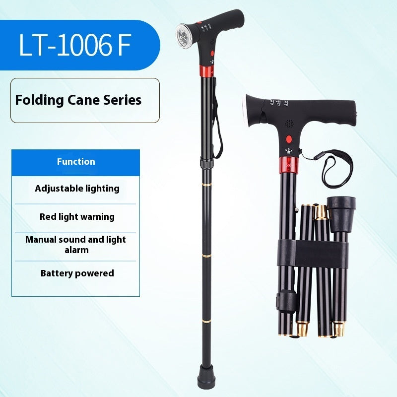 Multifunctional Non-Slip Smart Retractable Folding Cane Multifunctional Non-slip Smart Retractab | Ectron Online
