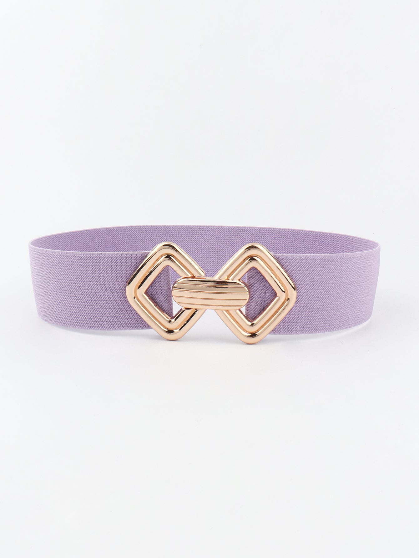Geometric Buckle Elastic Wide Belt - Trendy & Comfortable Belt | Ectron Online