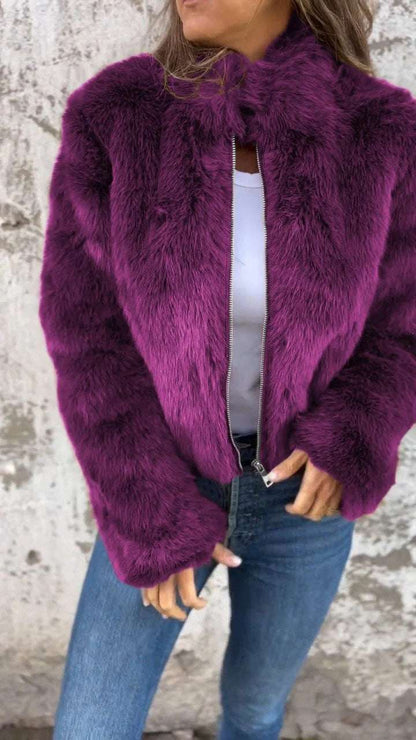 Fashion Stand Collar Plush Jacket Fashion Stand Collar Plush Jacket Winter | Ectron Online
