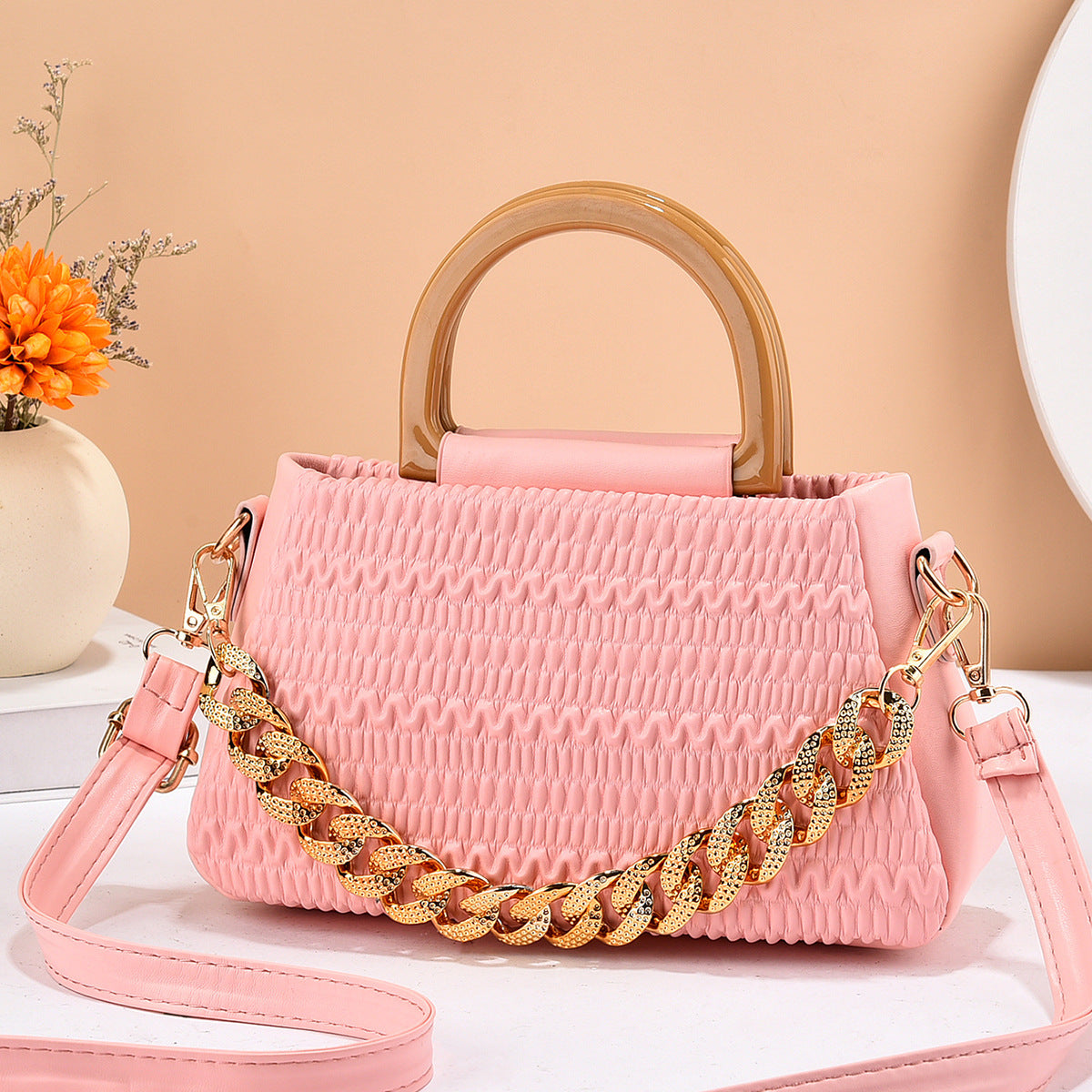 Women's Fashion Special-interest Pleated Cloud Messenger Bag Women's Fashion Special-interest Pleated | Ectron Online
