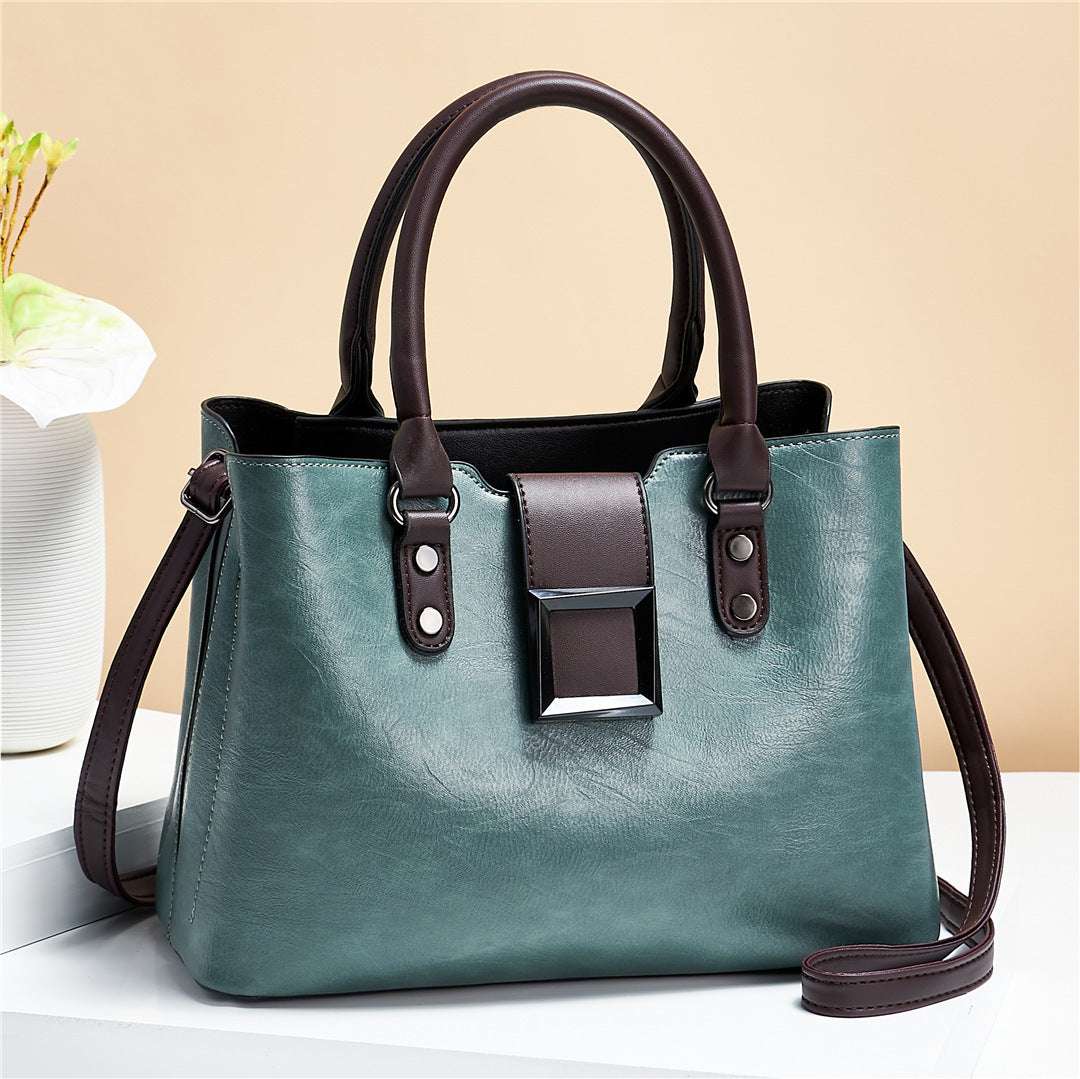 Women’s Shoulder Bag with Big Buckle - Crossbody Handbag Women Shoulder Bag Big Buckle Handbags W | Ectron Online