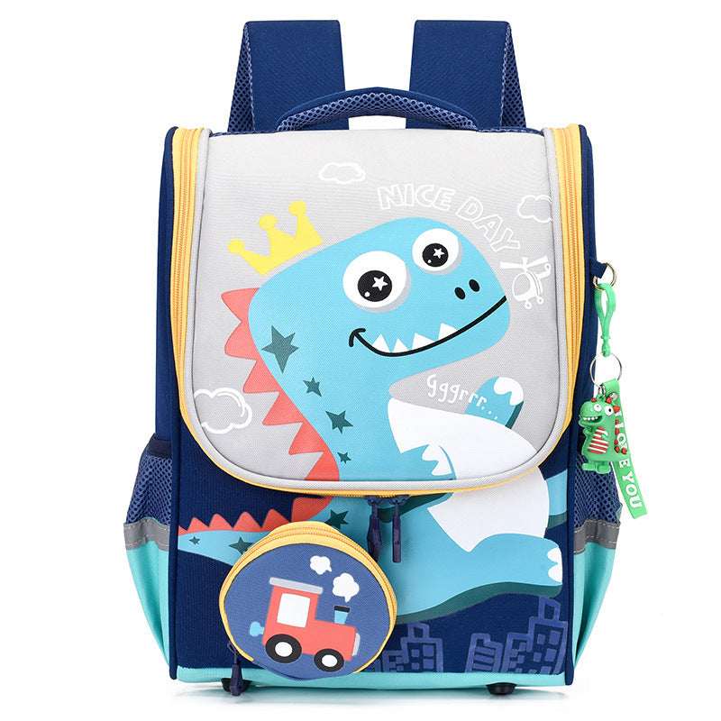 Kids Dinosaur & Space Backpack | Fun Cartoon School Bag for Boys Children's Schoolbag Cartoon Dinosaur Sp | Ectron Online