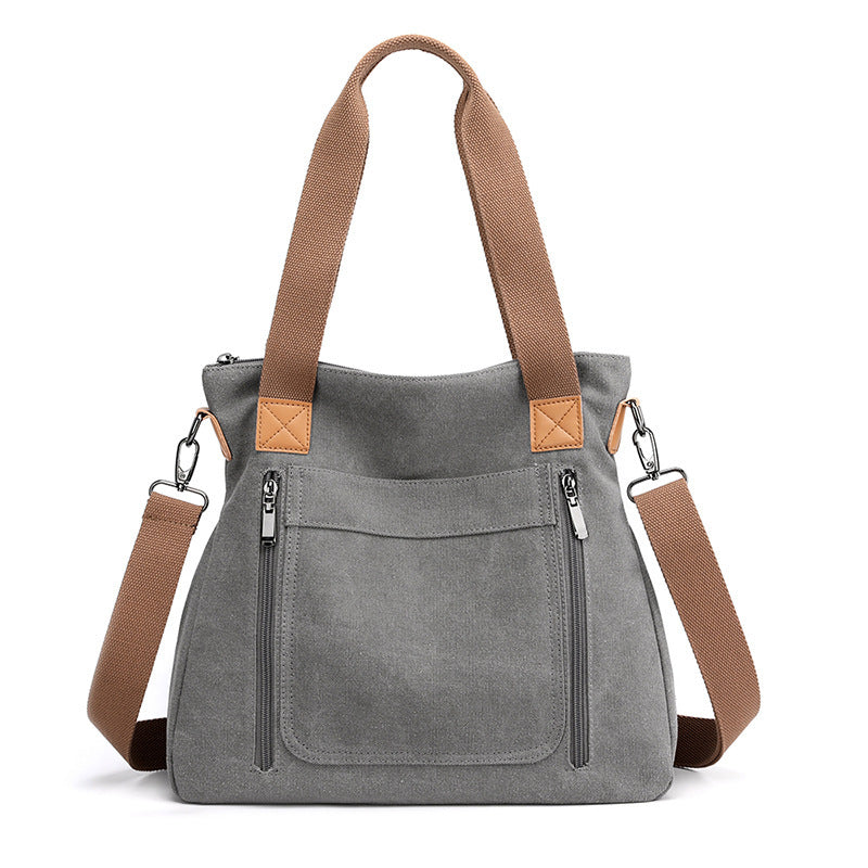 Women Totes All-match Portable Large-capacity Female Canvas Bag Female Casual Shoulder Bags