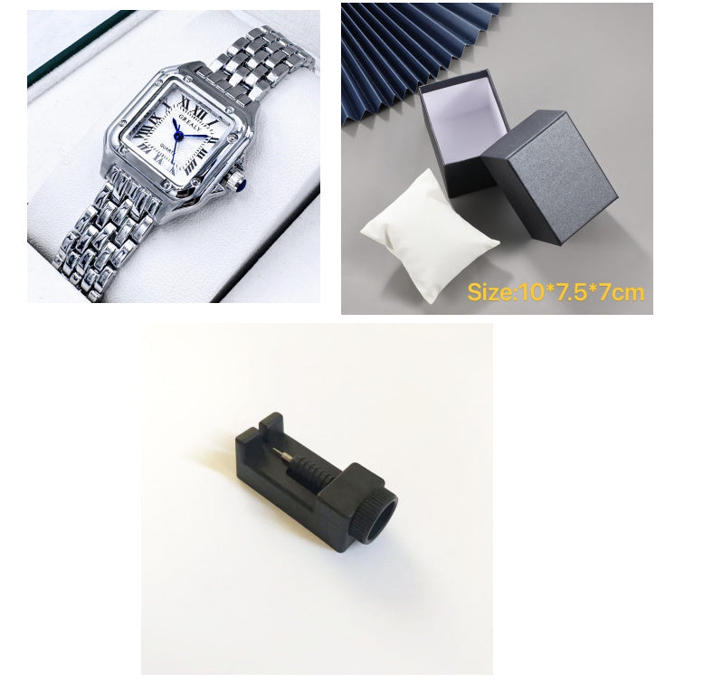 Fashionable Square Waterproof Watch Waterproof Women's Square Watch Fashion | Ectron Online