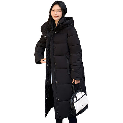 Women's Korean Fashion Padded Jacket | Thick Cold-Proof Winter Coat Cold-proof Cotton-padded Jacket Cotton C | Ectron Online