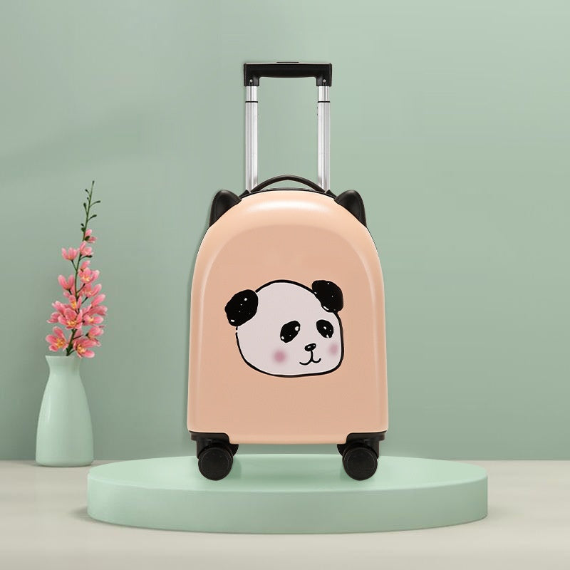 18-inch Trolley Case Printed Pattern Luggage Small Children Suitcase Boarding Bag Suitcase