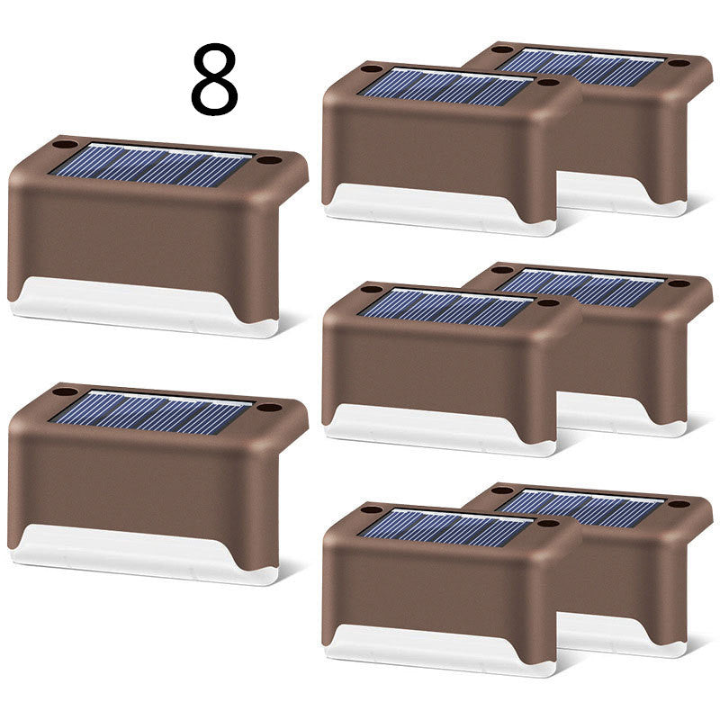 New Upgrade Waterproof LED Solar Fence Lamp Solar Deck Lights Solar Step Light Outdoor For Patio Stairs Garden Pathway Step Yard New Upgrade Waterproof LED Solar Fence L | Ectron Online