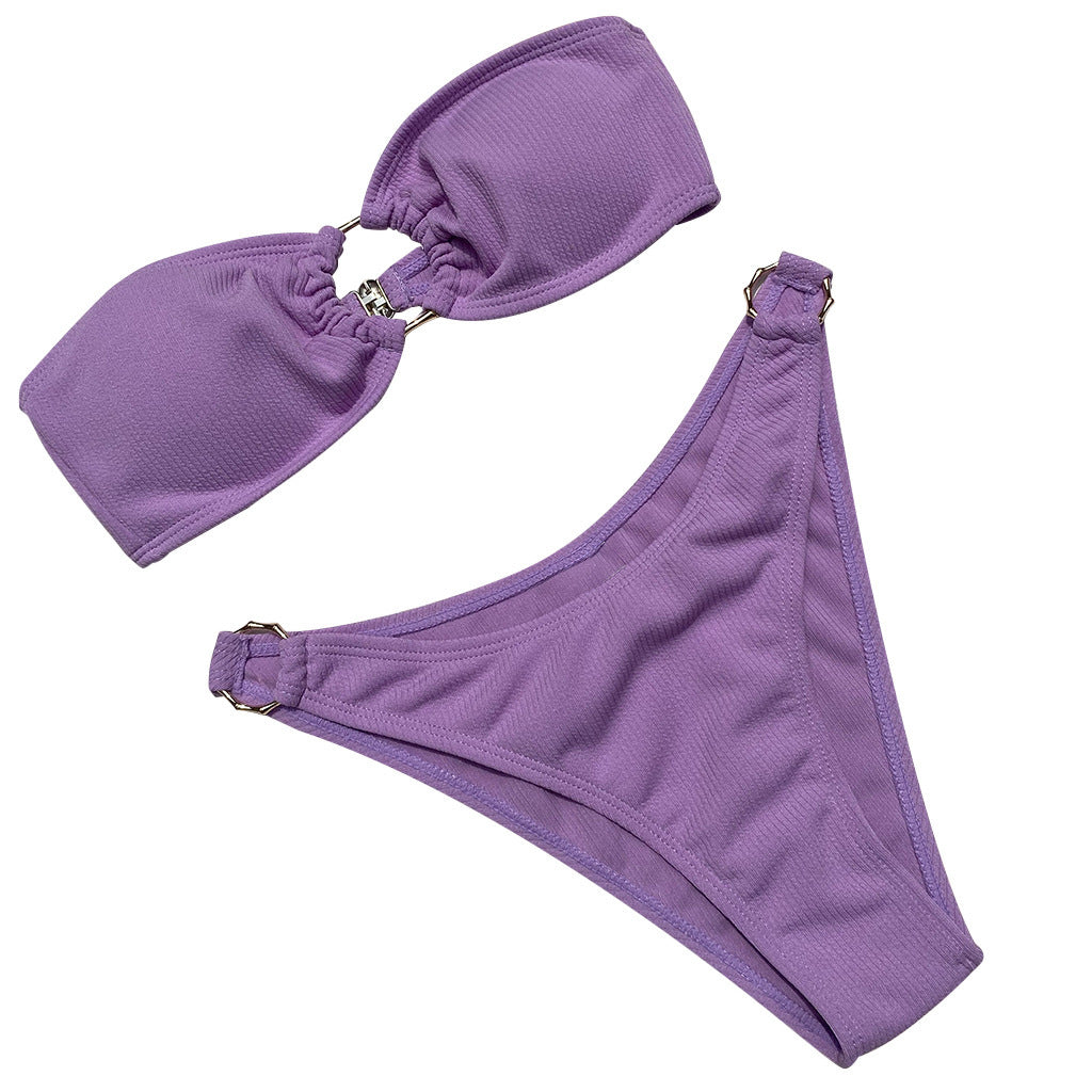 Back Buckle Bikini – Elegant & Secure Fit Swimwear bikini with back buckle | Ectron Online