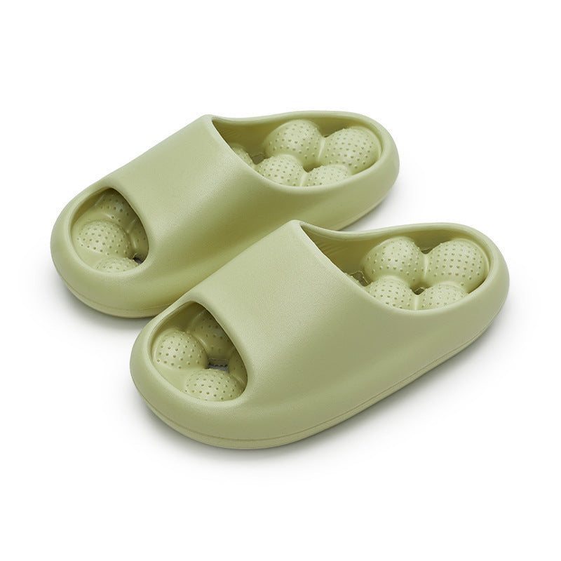 Ball Massage Sole Design Bathroom Slippers Women's House Shoes Indoor Non-Slip Floor Home Slippers Summer Ball Massage Sole Design Bathroom Slippe | Ectron Online