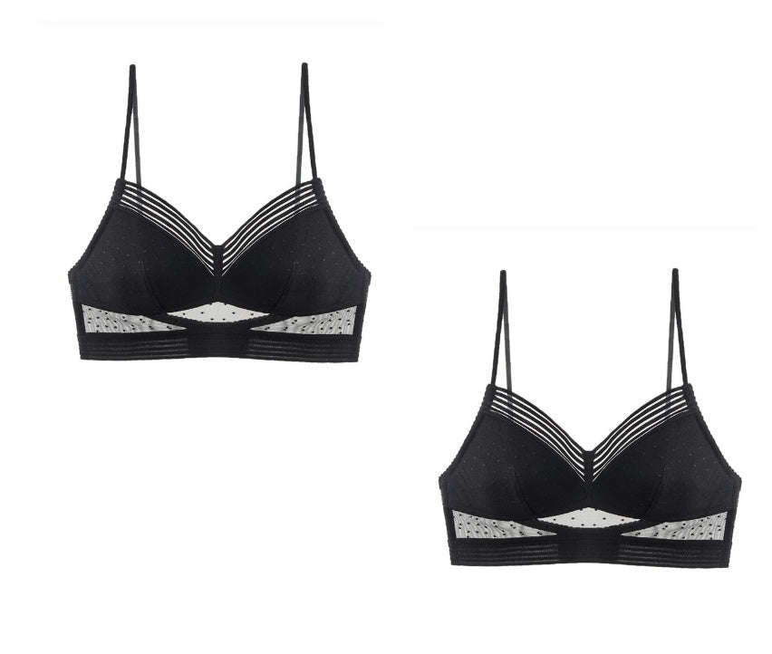Backless Invisible Lace Bra – Push-Up Wedding Bralette Backless Bra Invisible Bralette Thin Lac | Ectron Online
