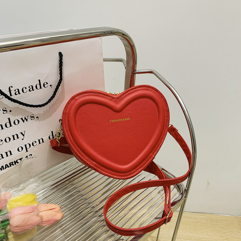 Fashion Heart Shaped Shoulder Messenger Bag Fashion Heart Shaped Shoulder Messenger | Ectron Online