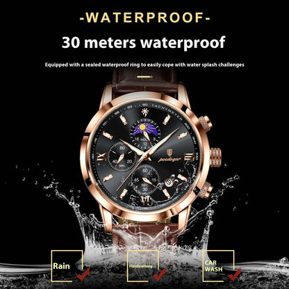 Men's Multi-Function Sports Watch Multi-Function Sports Timing Moon Phase | Ectron Online